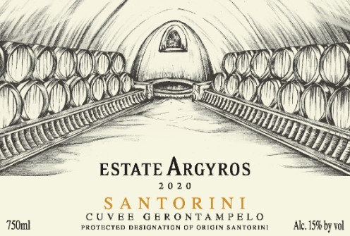 Santorini Assyrtiko Cuve Gerontampelo 