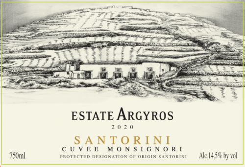 Santorini Assyrtiko 'Cuvée Monsignori', Estate Argyros