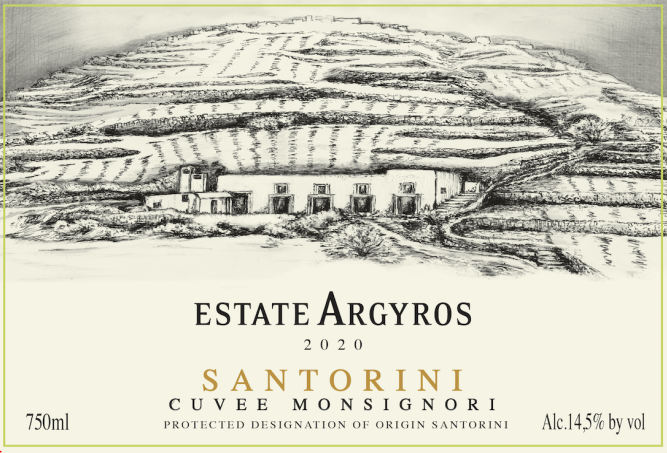Santorini Assyrtiko Cuve Monsignori