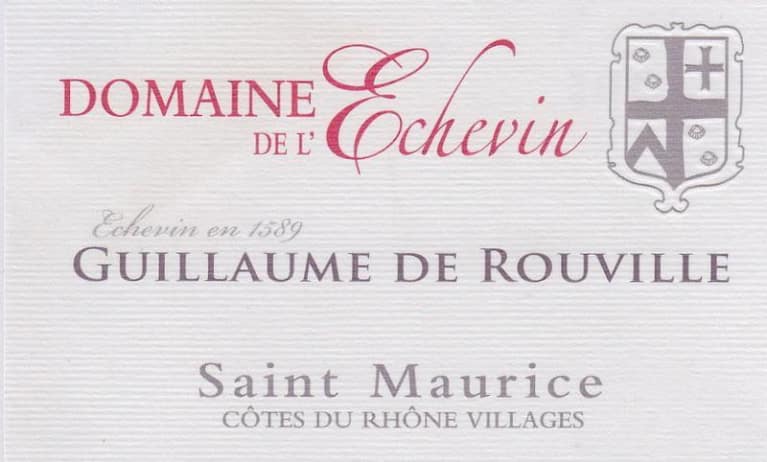 St Maurice CDRV Rouge, Domaine De L'Echevin  
