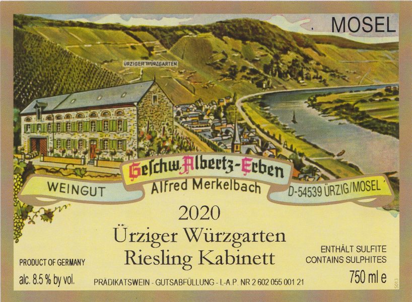Merkelbach Ürziger Würzgarten Riesling Kabinett