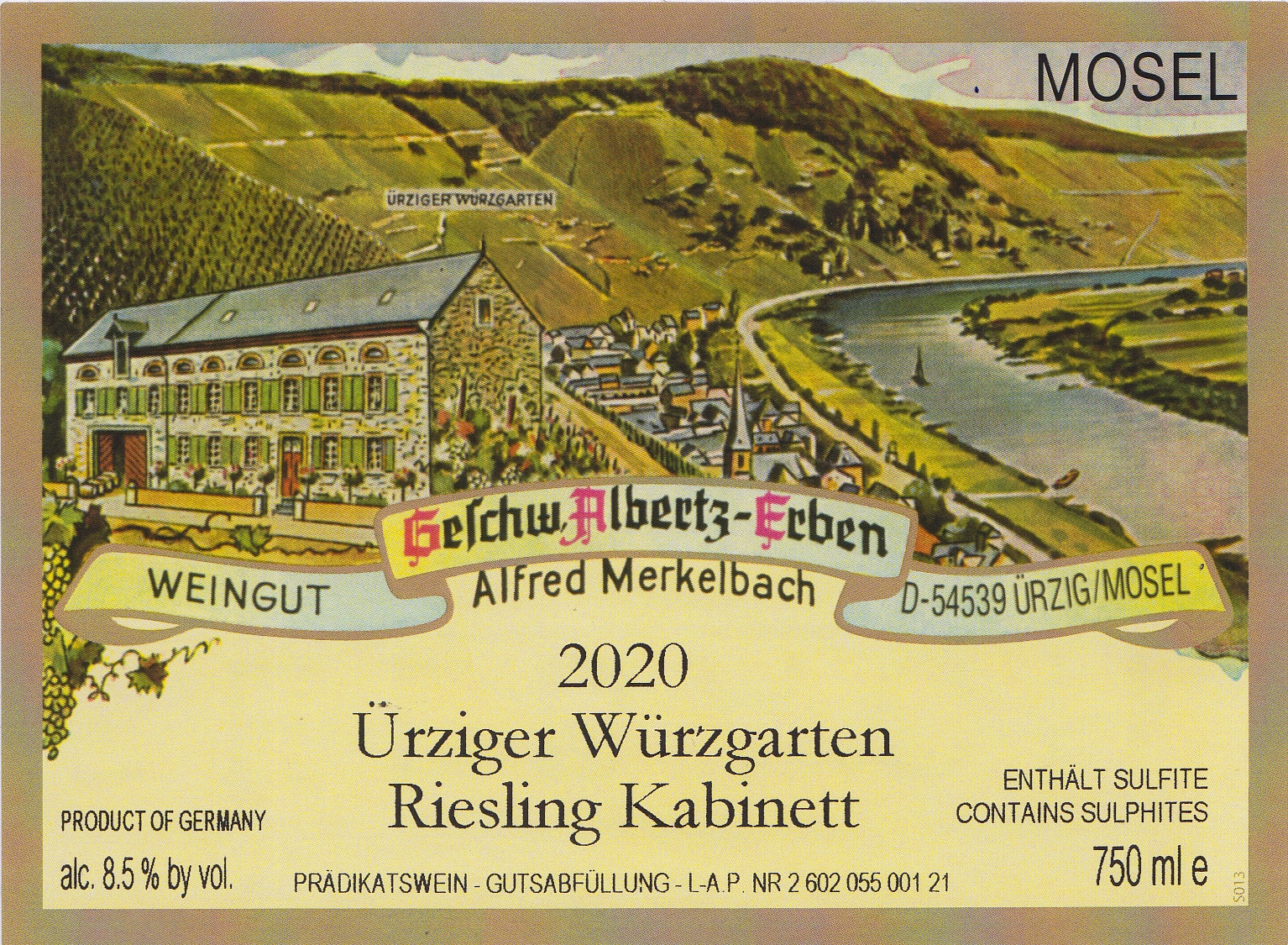 1988年 Hofkeller Würzburg Kabinett 1993 Staatlicher Hofkeller Würzburg Würzburger Stein Riesling
