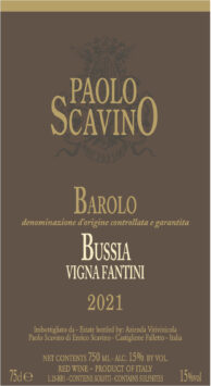 Barolo 'Bussia - Vigna Fantini'