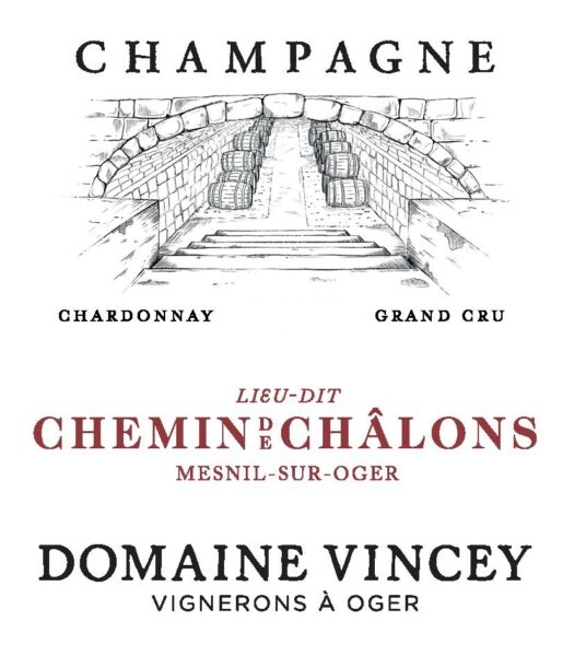 Domaine Vincey Chemin de Chlons Le MesnilsurOger Grand Cru Brut Nature