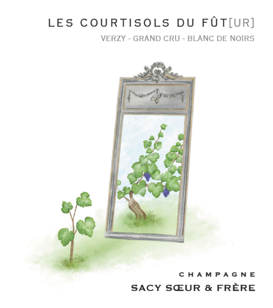 Les Courtisols du futur Blanc de Noirs Grand Cru Brut Nature Champagne Sacy Soeur et Frere