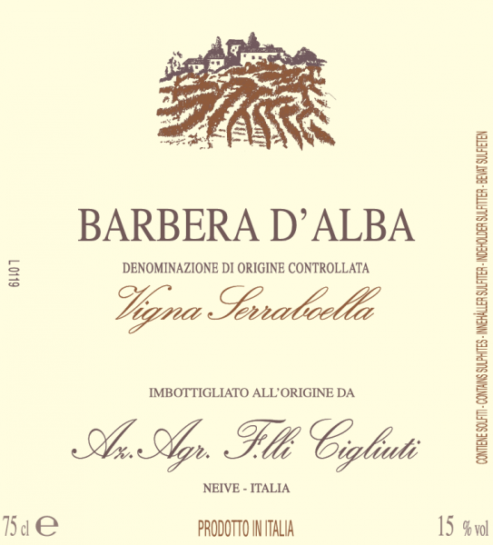 Barbera dAlba Vigna Serraboella