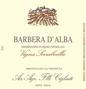 Barbera d'Alba 'Vigna Serraboella'