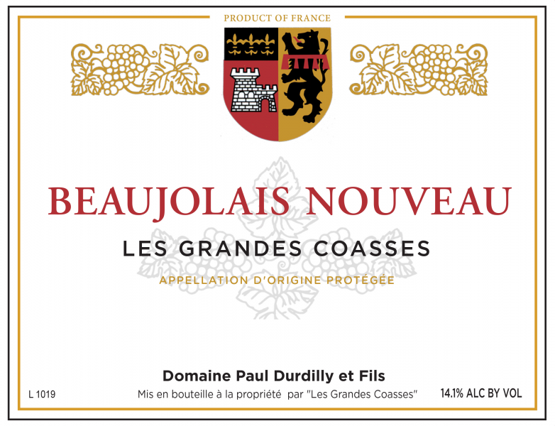 Beaujolais Nouveau Paul Durdilly