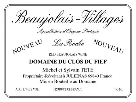 Beaujolais-Villages Nouveau 'La Roche'