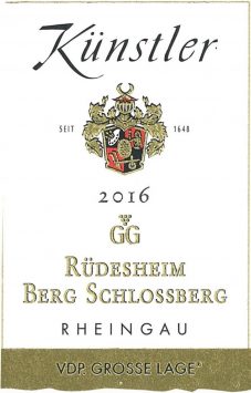 Künstler Rüdesheimer Berg Schlossberg Riesling Grosses Gewächs