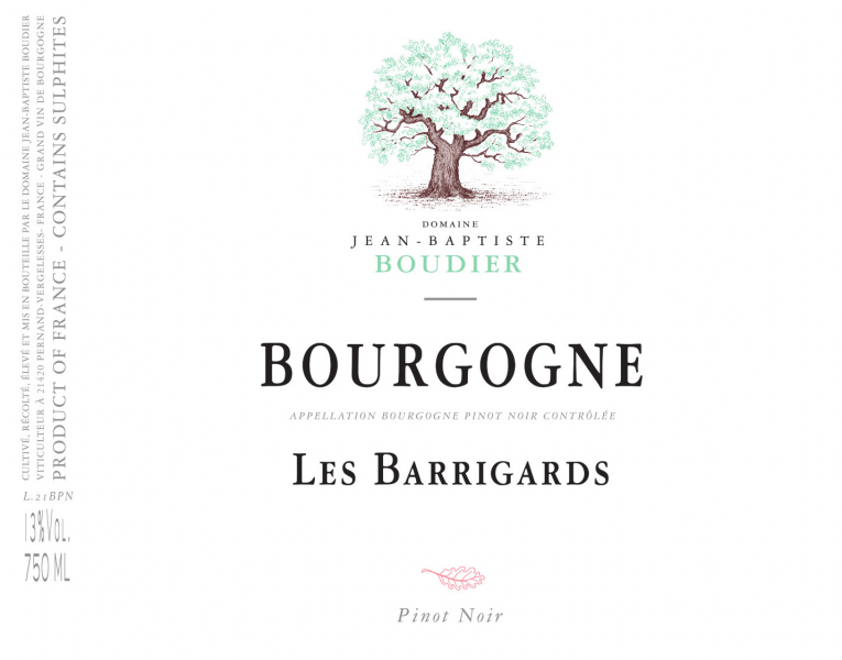 Bourgogne Rouge Les Barrigards