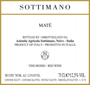 Brachetto 'Maté' [Dry-Still]