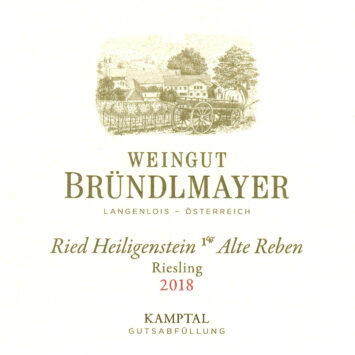 Ried Zöbinger Heiligenstein 'Alte Reben' 1 ÖTW Kamptal DAC Riesling