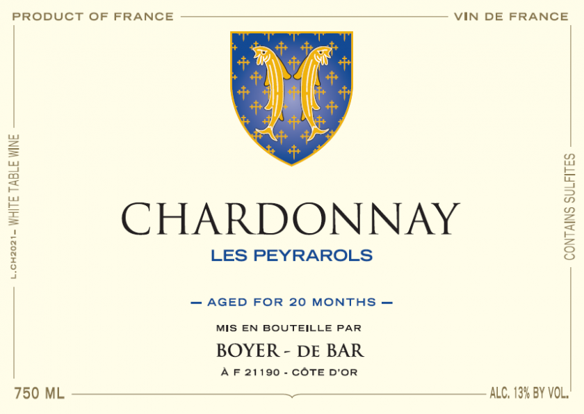 Chardonnay Les Peyrarols Boyer de Bar