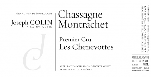 Chassagne-Montrachet 1er 'Les Chenevottes'