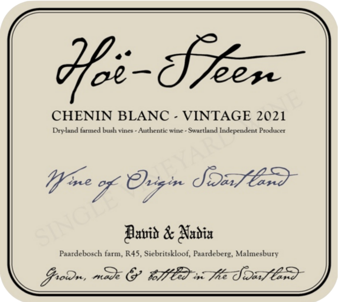 Chenin Blanc HoeSteen