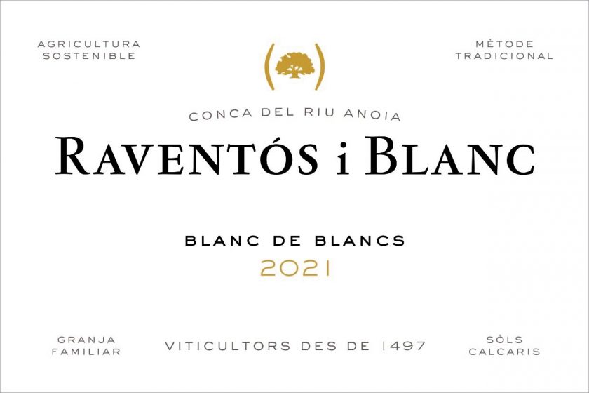 Conca del Riu Anoia Brut Blanc de Blancs Raventos i Blanc