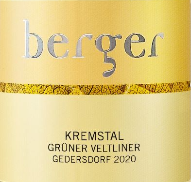 Berger Gedersdorf Grüner Veltliner