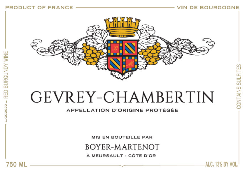 GevreyChambertin BoyerMartenot