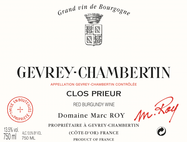 GevreyChambertin Clos Prieur