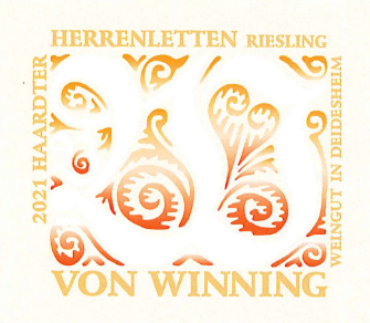 von Winning Herrenletten Riesling Erste Lage Trocken