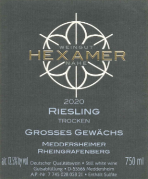 Meddersheimer Rheingrafenberg 'No. 1' Riesling Trocken