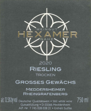 Hexamer Meddersheimer Rheingrafenberg Riesling 'No. 1' Trocken