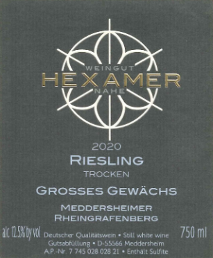 Hexamer Meddersheimer Rheingrafenberg No 1 Riesling Trocken