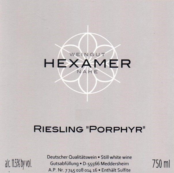 Hexamer Porphyr Riesling Feinherb