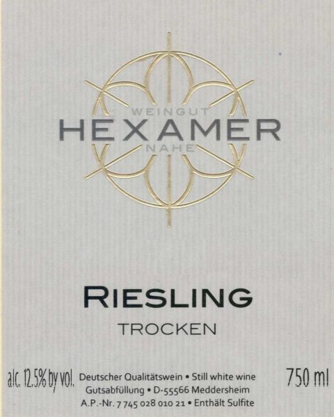 Hexamer Riesling Trocken