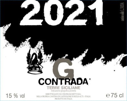 IGT Sicilia Rosso 'Contrada G'