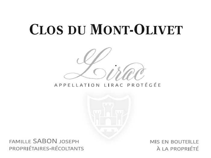 Lirac Blanc Clos du Mont Olivet