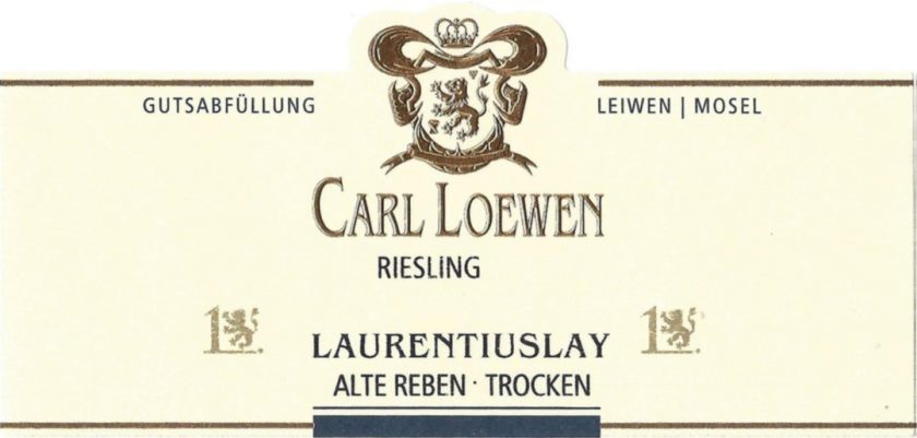 Loewen Leiwener Laurentiuslay Riesling Alte Reben Erste Lage Trocken