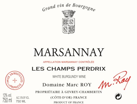 Marsannay Blanc 'Les Champs Perdrix'