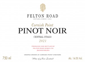 Pinot Noir 'Cornish Point', Felton Road
