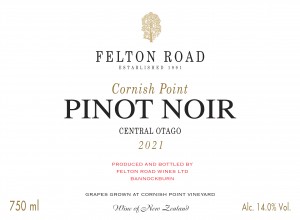 Pinot Noir 'Cornish Point'