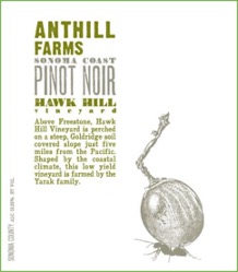Pinot Noir Hawk Hill Anthill Farms