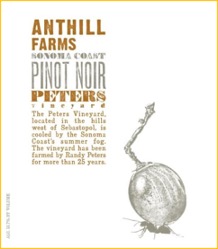 Pinot Noir Peters Vyd Anthill Farms