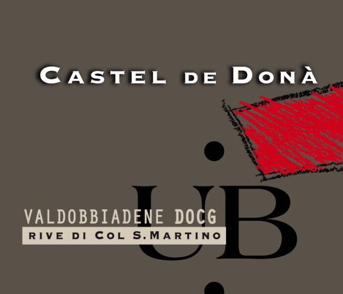 Prosecco Extra Brut Valdobbiadene DOCG Rive Col San Martino  Castel de Dona Bortolotti