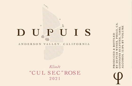 Rose Cul Sec DuPuis Wines