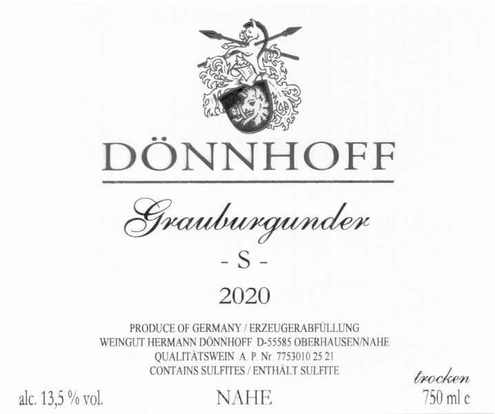 Dnnhoff S Grauburgunder