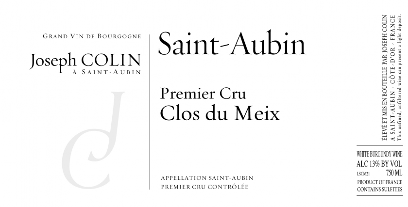 SaintAubin 1er Clos du Meix