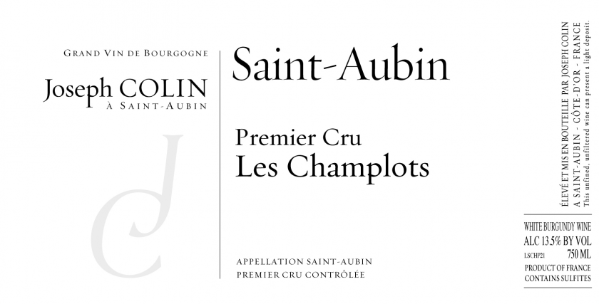 SaintAubin 1er Les Champlots