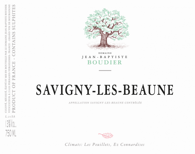 Savigny Les Beaune Rouge Domaine JeanBaptiste Boudier