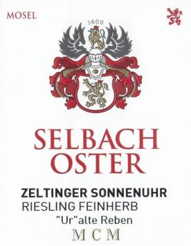 Zeltinger Sonnenuhr 'Uralte Reben' Riesling Spätlese Feinherb