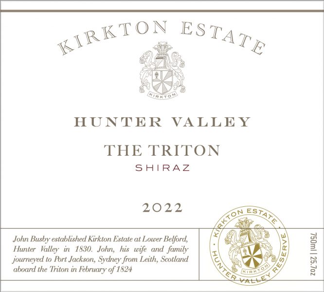 Shiraz The Triton Kirkton Estate