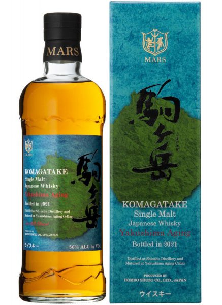 Single Malt Whisky Komagatake  Yakushima Aged 2021 Mars Whisky