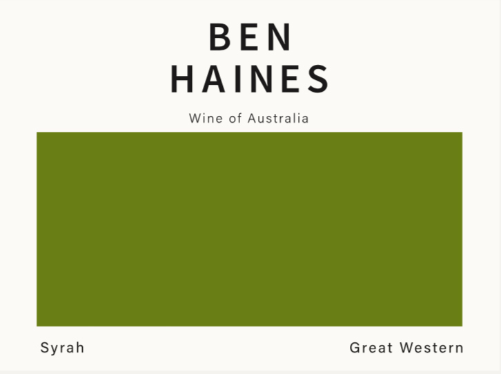 Syrah Grampians Ben Haines