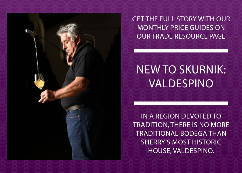 The May Price Guide: Introducing Valdespino!