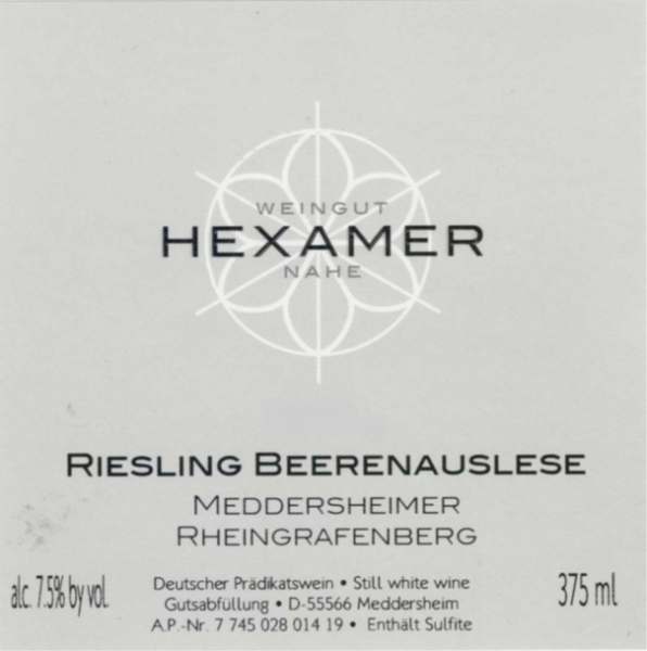 Hexamer Meddersheimer Rheingrafenberg Riesling BA